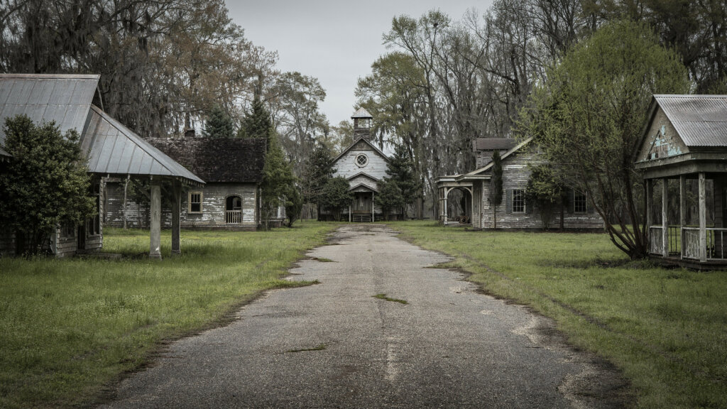 La ciudad abandonada de Spectre, en Alabama.
