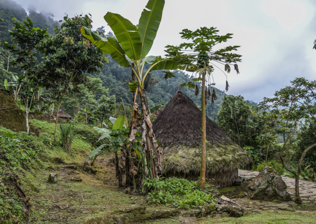 Vivienda en la ciudad de Teyuna, Colombia.