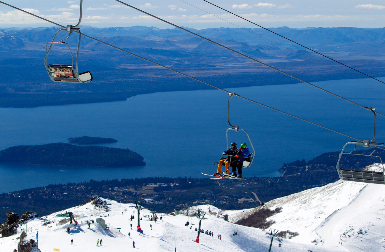 Bariloche es un destino ideal de la Patagonia para los deportes de invierno.