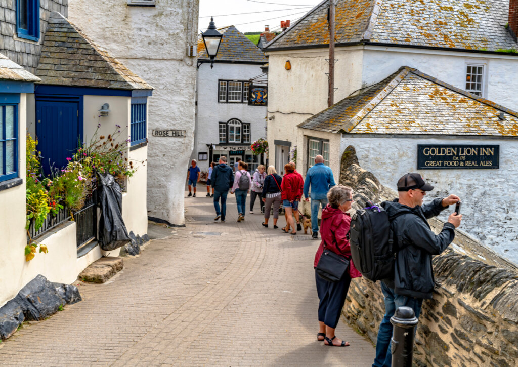 Las calles empinadas de Port Isaac fueron muy transitadas en siglos pasados.
