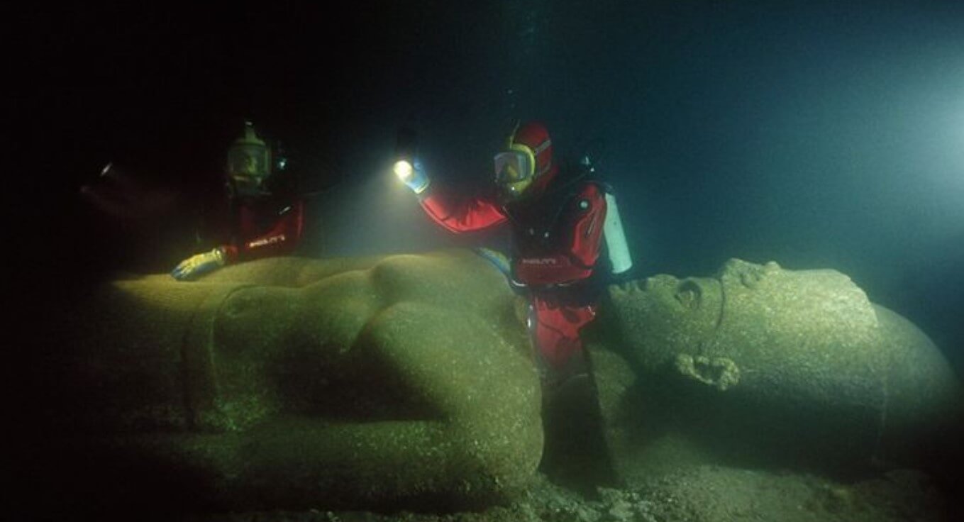 Heracleion, la ciudad egipcia encontrada en el fondo del mar