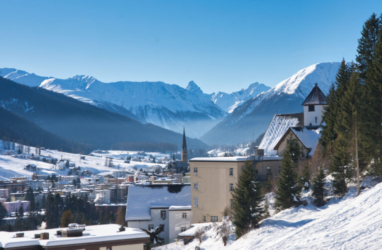 Graubünden en Suiza: un paisaje vestido de blanco