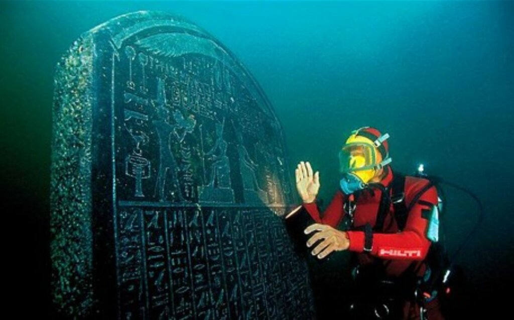 La piedra de Heracleion es uno de los grandes misterios de esta ciudad perdida.