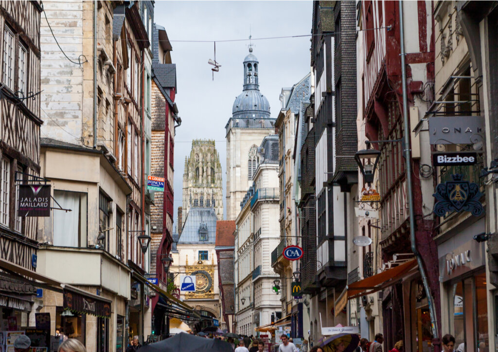 La ciudad de Ruan es la capital de la región de Normandía.