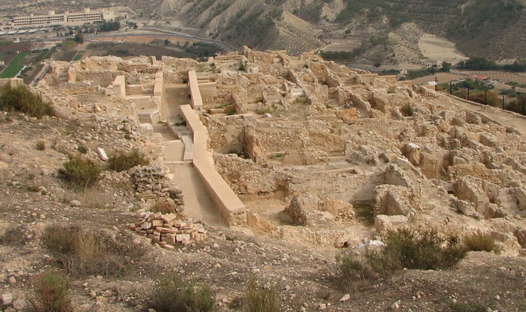 Lo que queda del yacimiento arqueológico de Medina Siyasa.