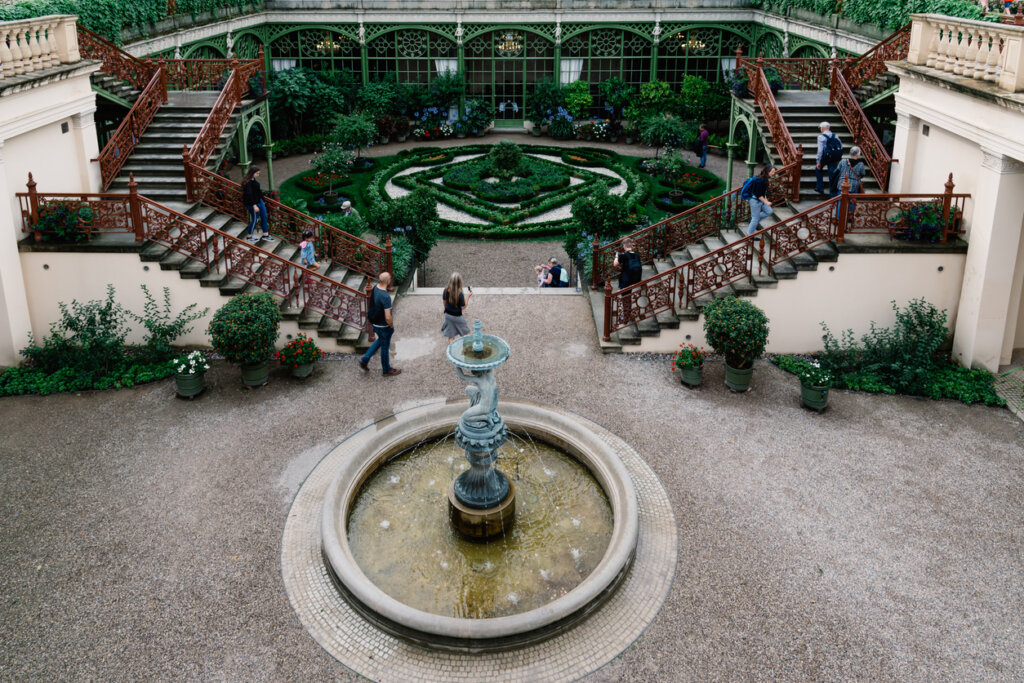 Los jardines del Palacio de Schwerin son particularmente bellos.