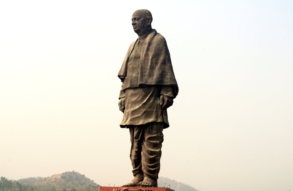 La Estatua de la Unidad es la primera entre las más grandes del mundo.