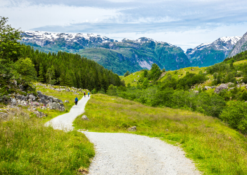 El Parque Nacional Folgefonna es un atractivo para conocer en Odda, Noruega.