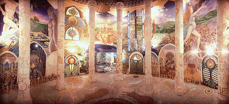 Los templos de Damanhur son un tesoro nacional en Italia.