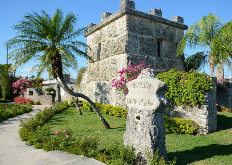 El Castillo de coral de Florida y su encantadora historia