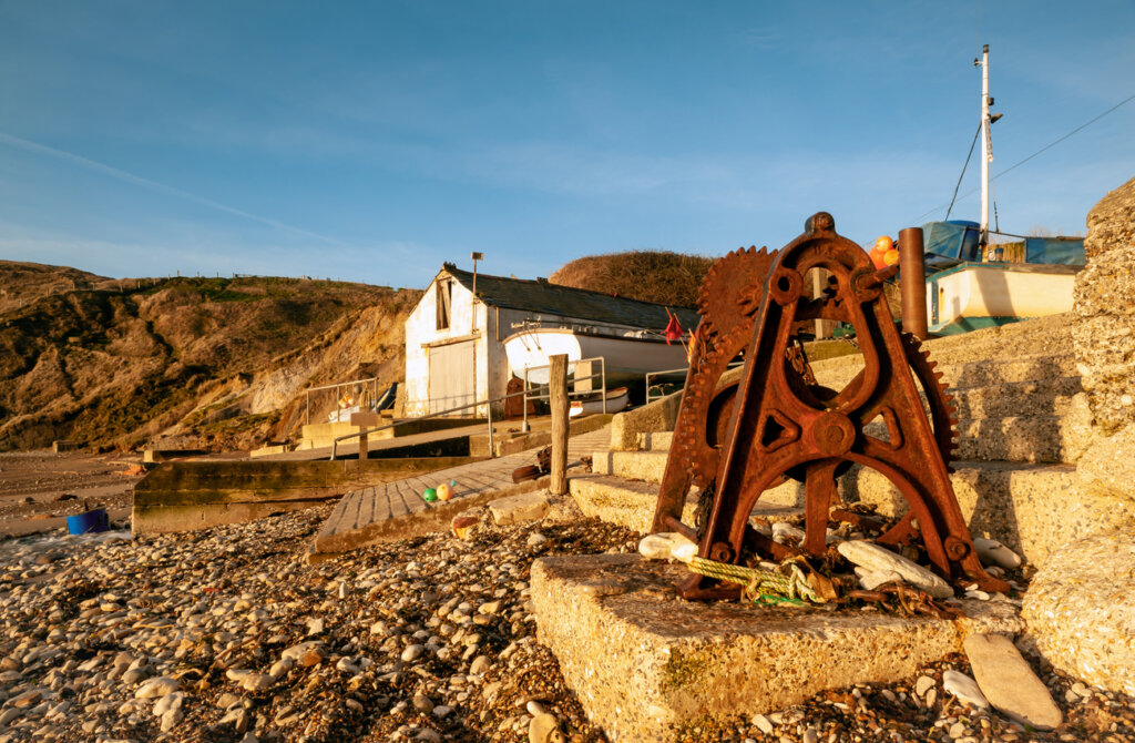 Lulworth Cove es un lugar con mucha historia dentro de esta finca.