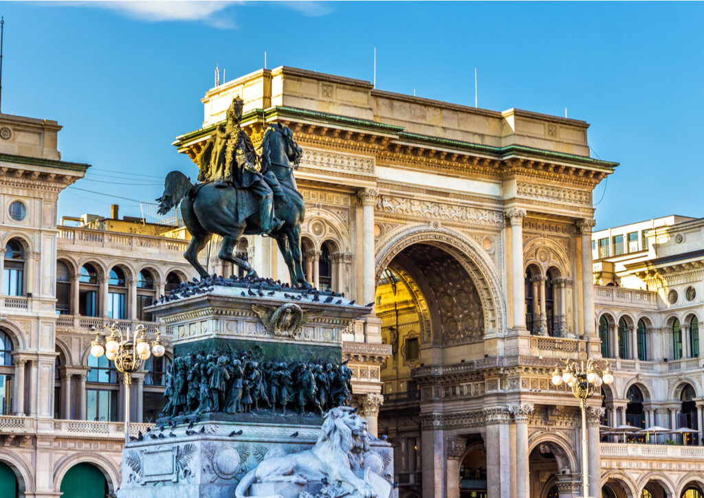 La belleza de la Galería Vittorio Emanuele puede ser una de las cosas que no sabías de Milán.
