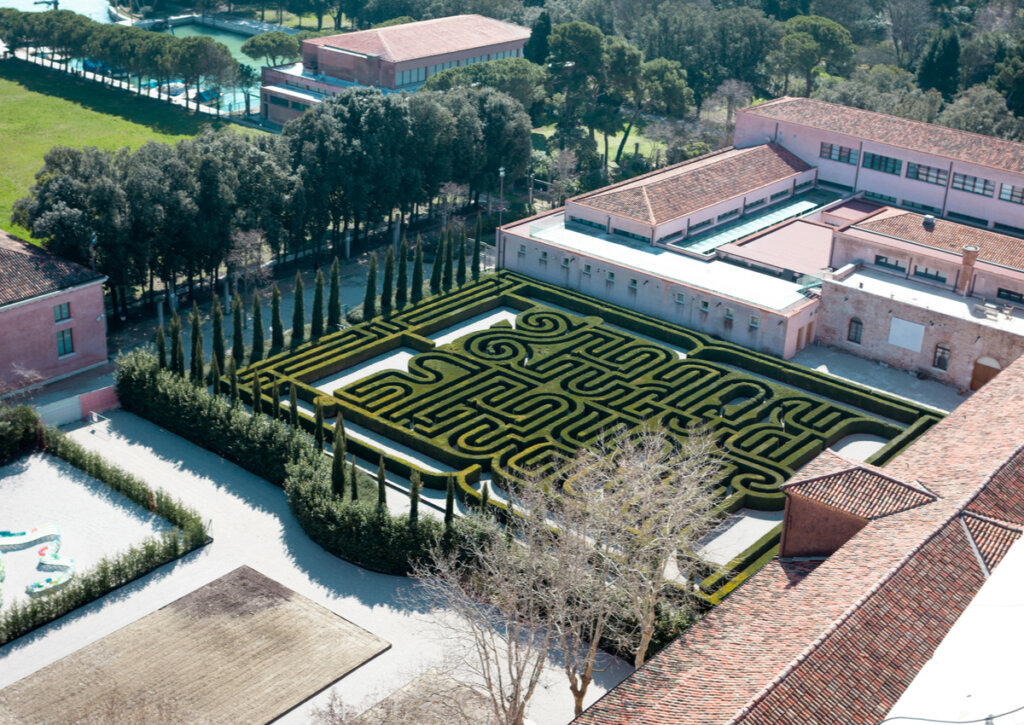 El laberinto de Borges fue inaugurado en 2011 en la isla de San Giorgio.