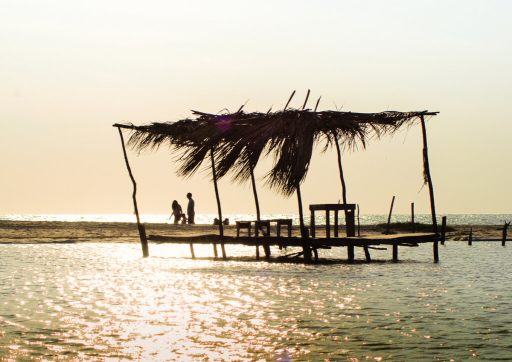 Las playas de Campeche ofrecen paisajes realmente fabulosos.