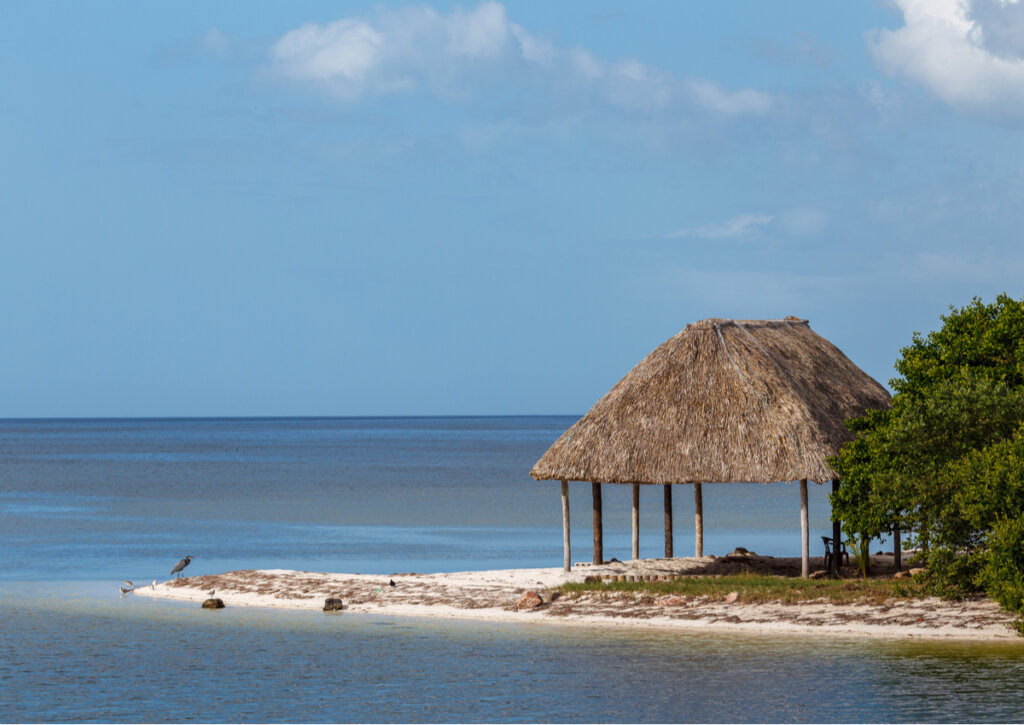 Las playas de Campeche en México son un verdadero paraíso natural.