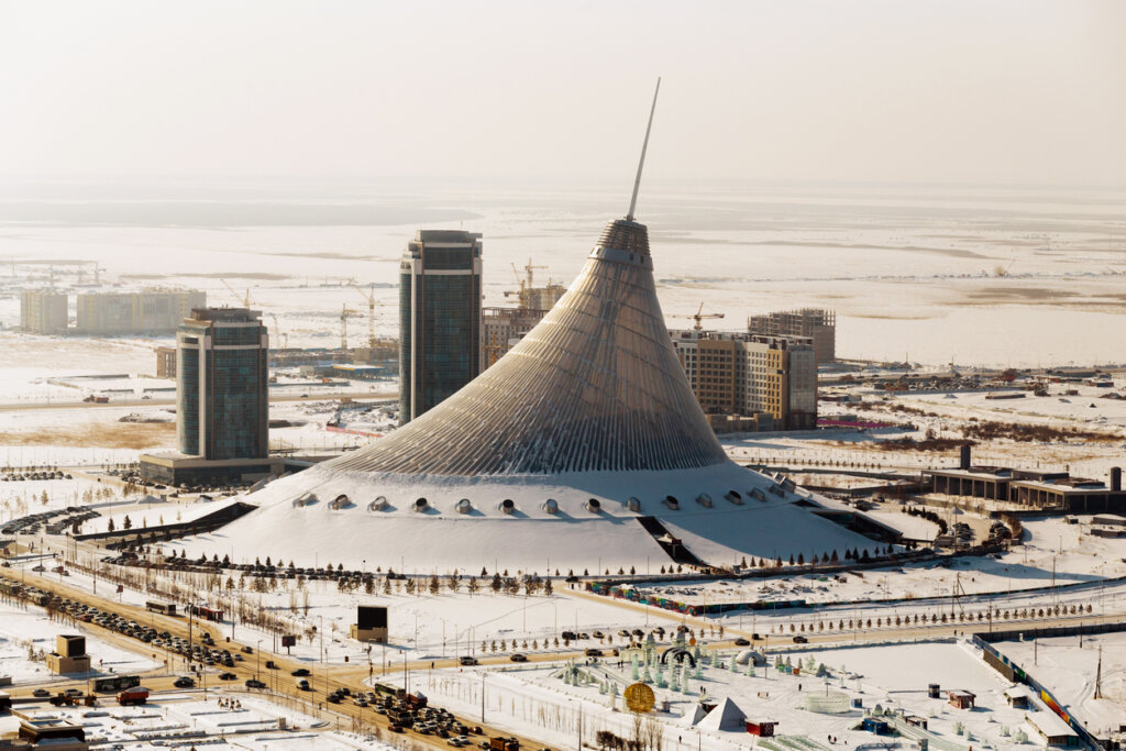 Nursultán es una de las ciudades más frías del mundo.