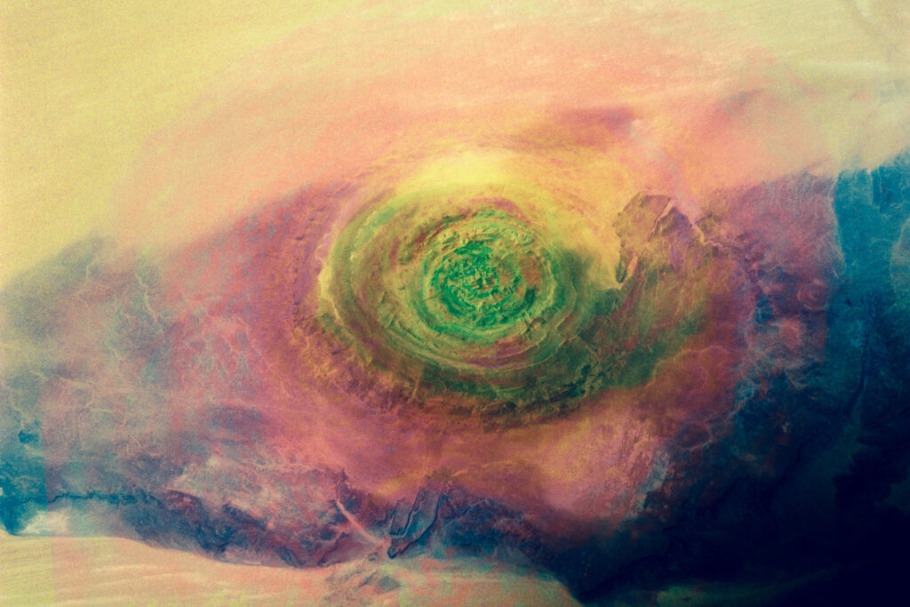 El ojo del Sahara, una enigmática estructura