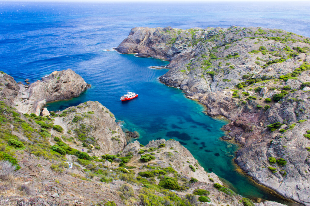El Parque Natural Cabo de Creus permite apreciar paisajes muy bellos.