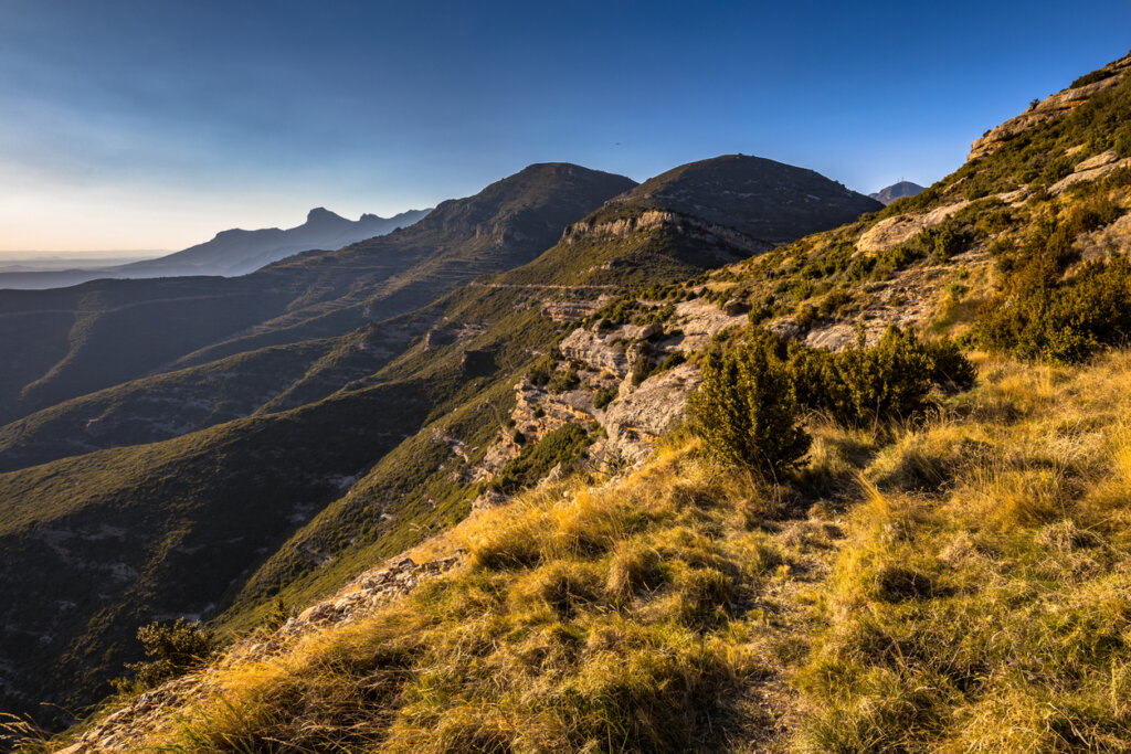 Las Sierras de Guara son un escenario ideal para el barranquismo en España.