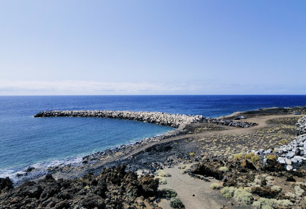 Hermoso paisaje de la costa de Restinga.