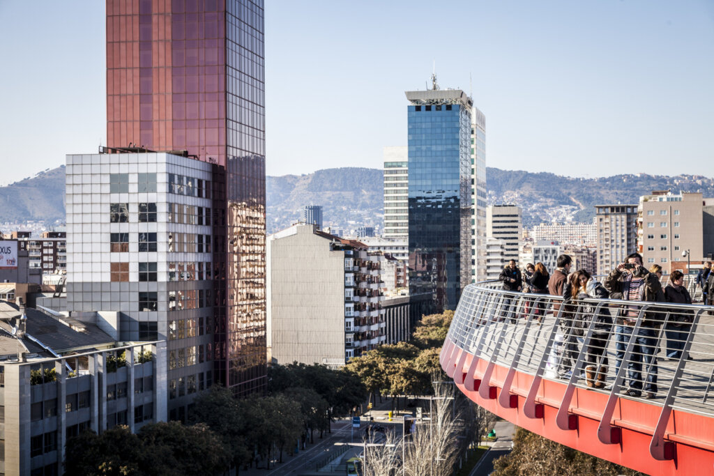 El del Centro Comercial Las Arenas es uno de los mejores miradores de Barcelona.