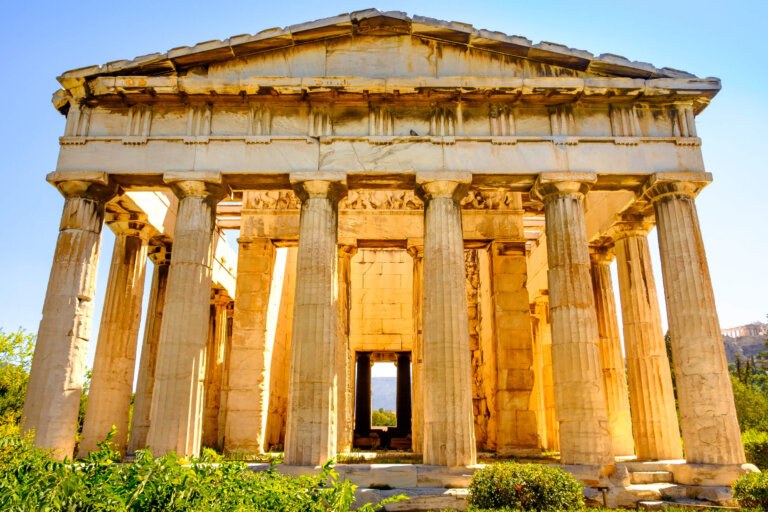 El templo de Hefesto: uno de los más antiguos y mejor conservados de Grecia