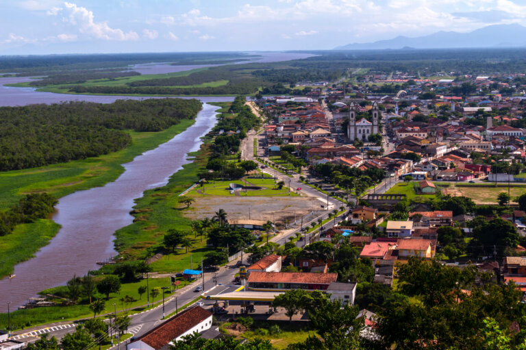 Vista panorámica de la ciudad de Iguape