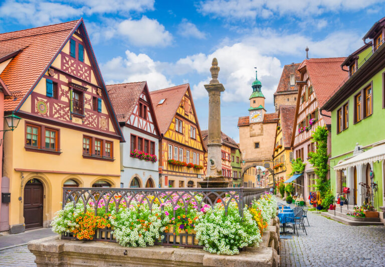 Ciudad histórica de Rothenburg Ob DEr Tauber