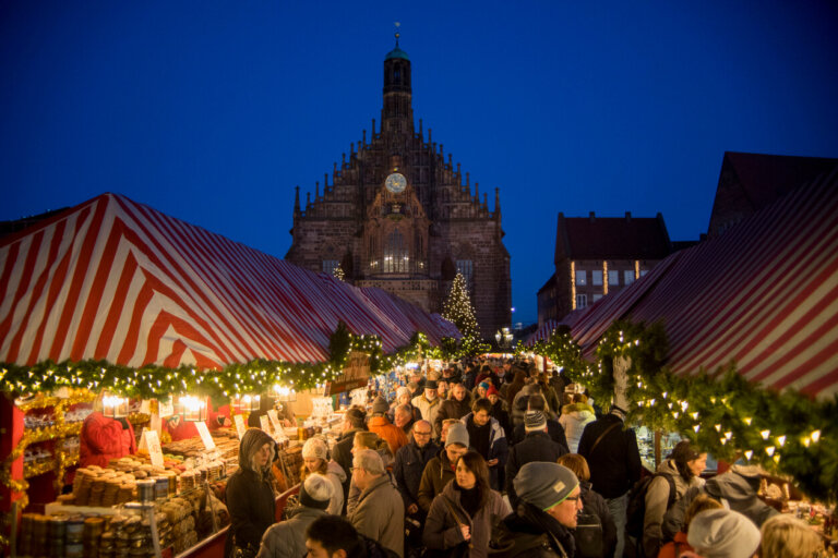 Mercado en Navidad de Nuremberg