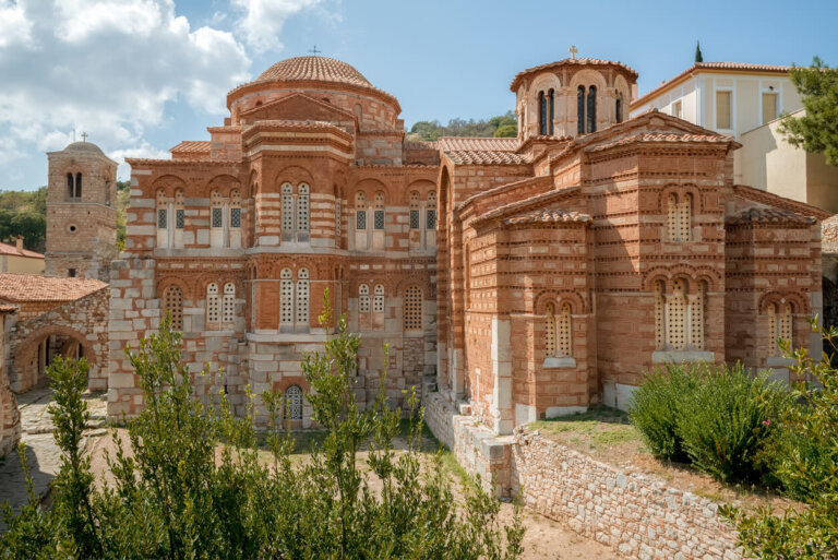 Monasterio de Hosios en Grecia