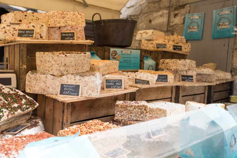 Tienda de turrones en Provenza