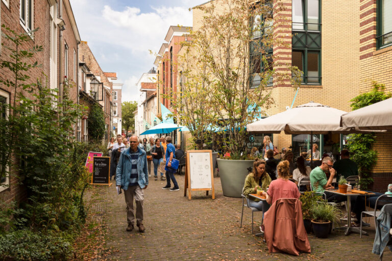 Animado centro de la ciudad de Amersfoort