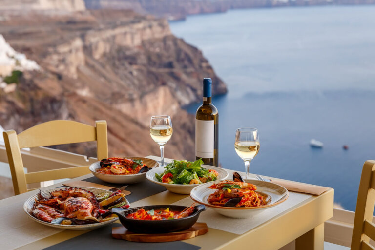 Gastronomía típica mediterránea 