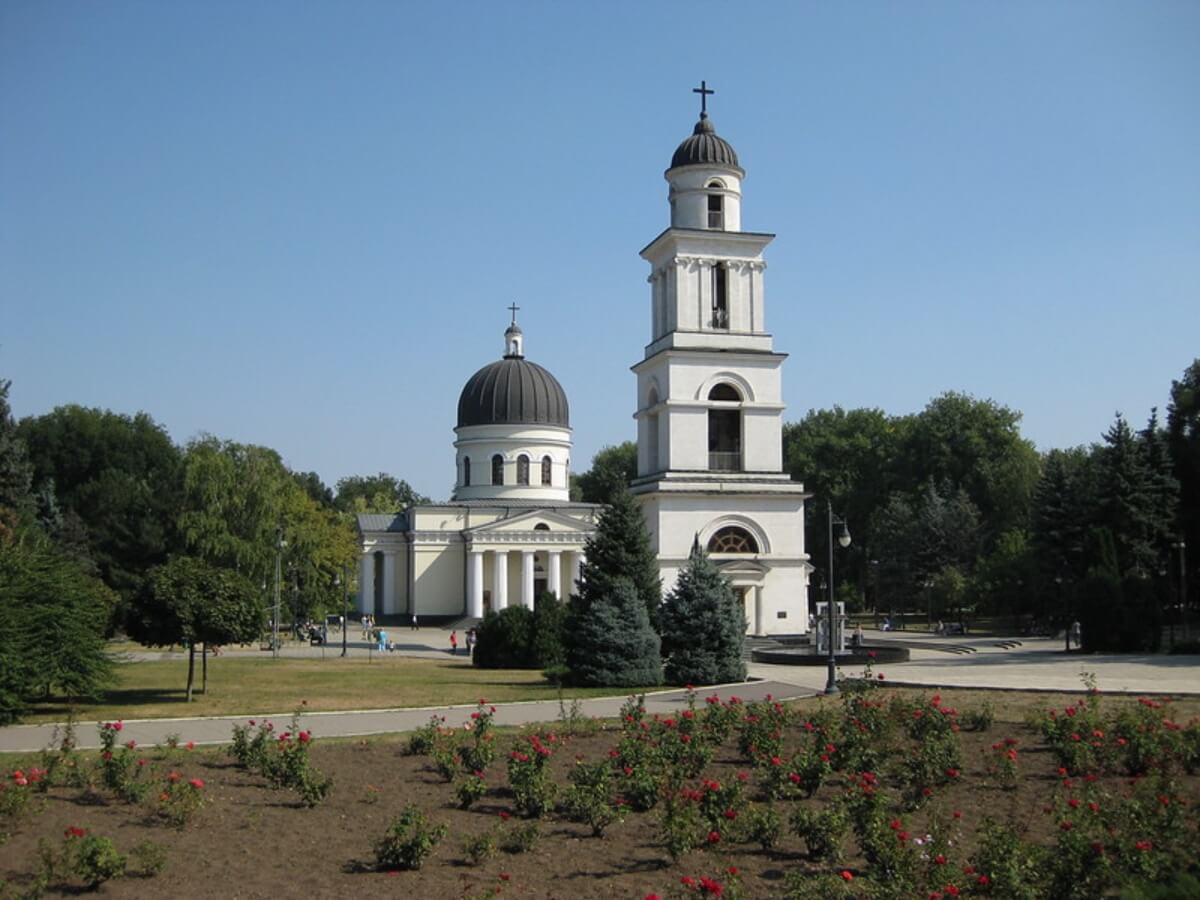 Catedral de la Natividad, en Chisináu (Moldavia).